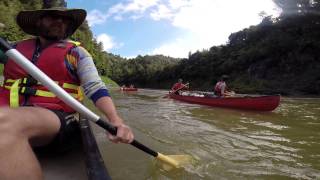 preview picture of video 'Whanganui River Canoe Trip 2013'