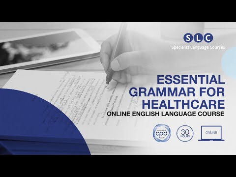 Essential Grammar for Healthcare Online Course | Specialist Language Courses
