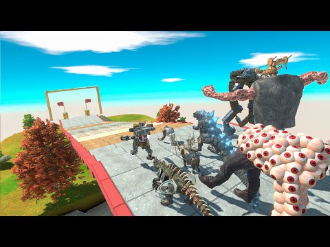 🔥STAIR SPEED RACE Workshop Units - Animal Revolt Battle Simulator