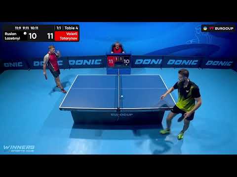 15:30 Ruslan Lazebnyi - Valerii Tatarynov 28.08.2023 TT Euro.Cup Ukraine  Star. TABLE 4