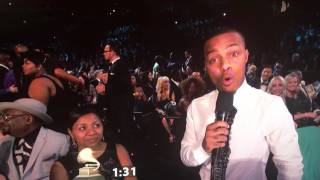 You guys remember Bow Wow? Want to watch him nearly breakdown at the Grammys?