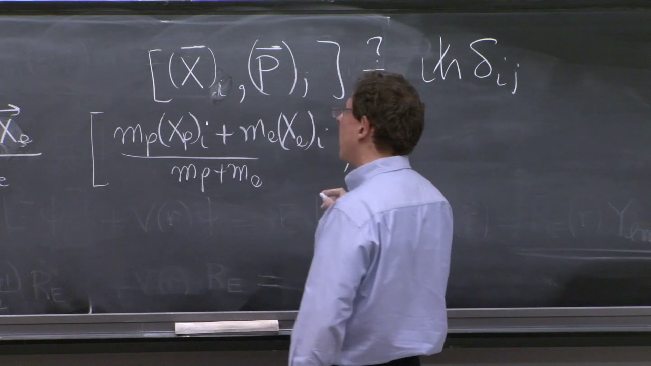 Hydrogen atom two-body problem