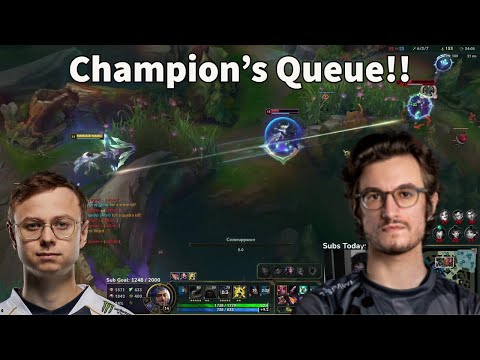 Lourlo Is Smurfing On Akshan In CHAMPION'S QUEUE!!