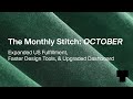 The Monthly Stitch October Expanded US Fulfillment Faster Design Tools Upgraded Dashboard