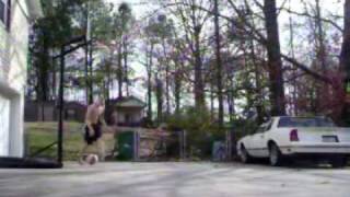 14 year old dunks on 10ft