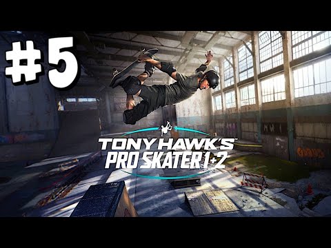 Tony Hawk's Pro Skater 1 + 2 Gameplay Walkthrough - PART 5 - Downtown - Nintendo Switch