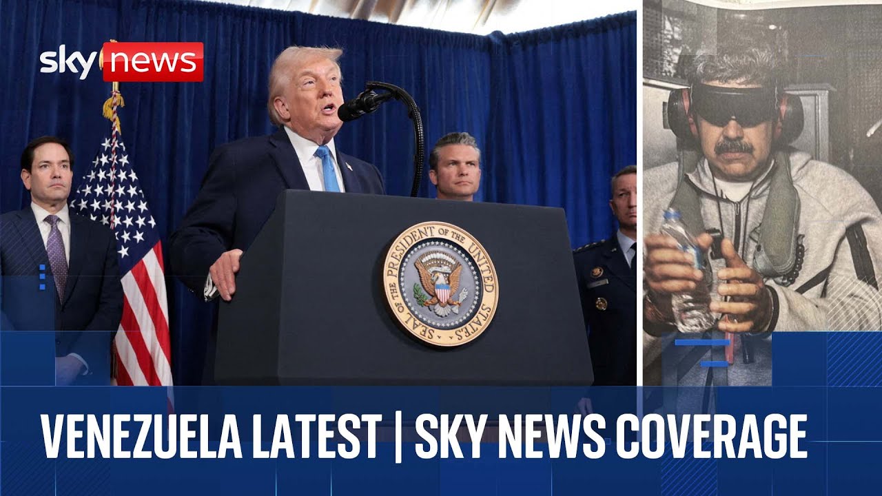 Έφτασε στη Νέα Υόρκη ο Μαδούρο - Με χειροπέδες, ξυπόλητος, αλυσίδα στα πόδια, καλυμμένο κεφάλι κατέβηκε από το αεροπλάνο