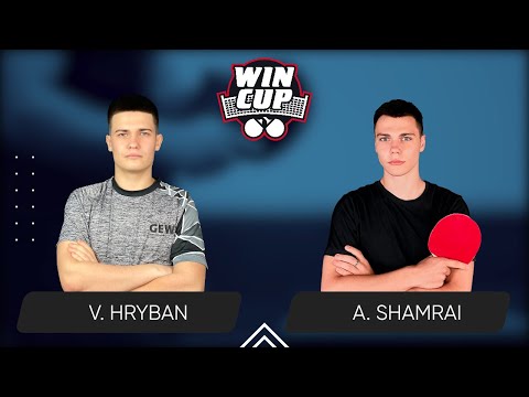 23:00 Vadym Hryban - Andrii Shamrai West 5 WIN CUP 29.01.2024 | TABLE TENNIS WINCUP