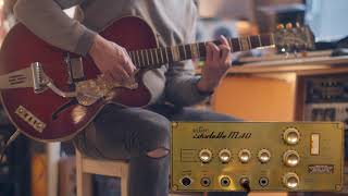 Video thumbnail for HQ audio demo: Vintage Echolette M40 tube amp. Special 6L6 version. by mission control