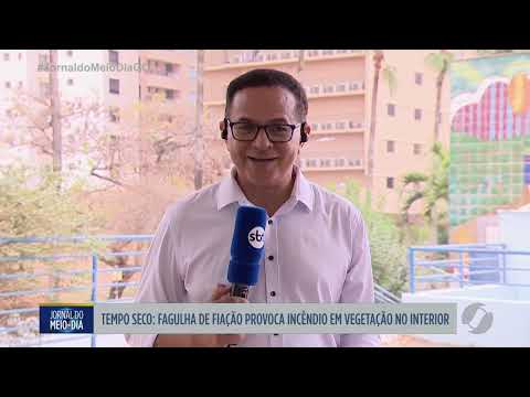 Bombeiros passam 10 horas combatendo incêndio em Santa Rita do Novo Destino
