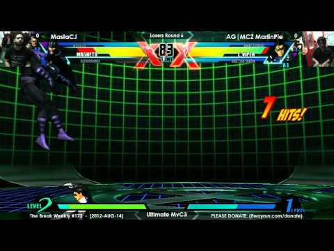The Break #172 - UMvC3 L6 - MastaCJ VS AG MCZ MarlinPie