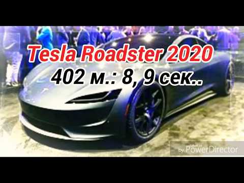Tesla Roadster 2020 VS Hennessy Venom F5 VS Bugatti Vision GT VS Lamborghini Elektrov! VS: 402 м..