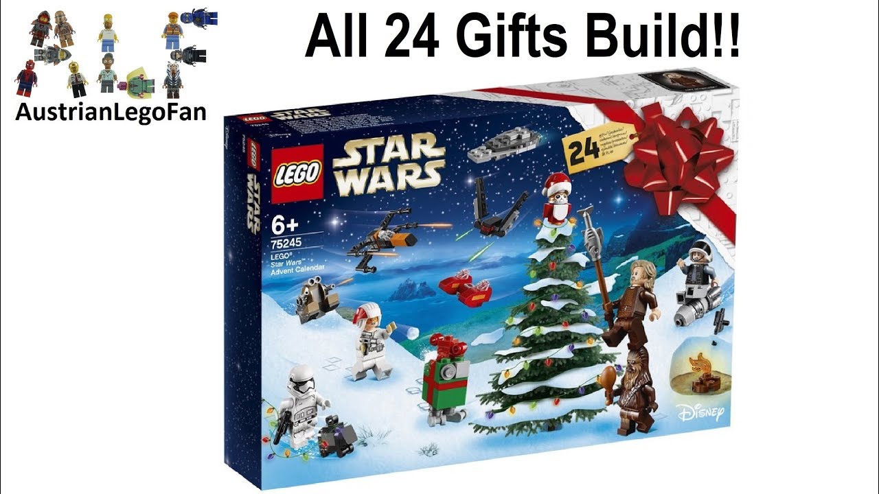 Lego Star Wars 75245 Advent Calendar 2019 - Lego Speed Build Review