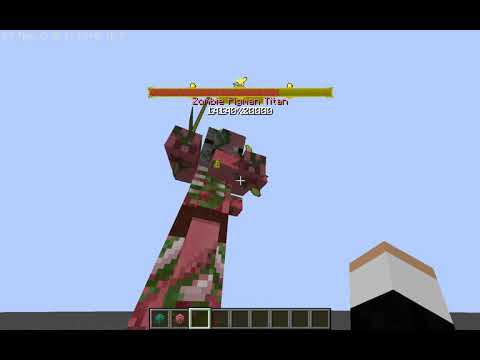 Zombie Pigman Titan VS Two Zombie Titans | Minecraft Titan Battles!