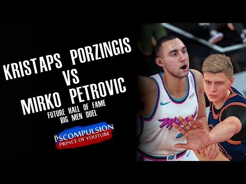 NBA 2K18 PS4 KNICKS MYGM - MIRKO VS PORZINGIS BIG MAN DUEL!!! (EP.50)