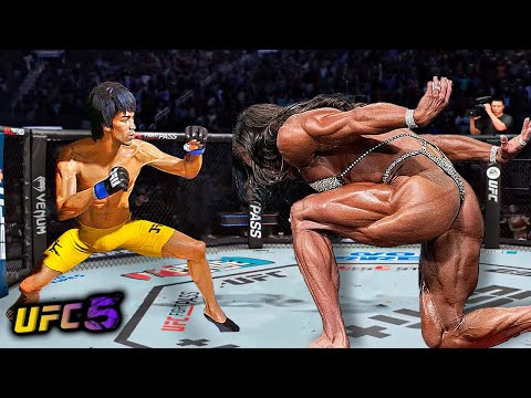 Bruce Lee vs. Lady Model Fighter (EA sports UFC 5)