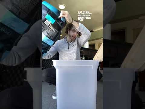 How do you store your pet’s food? 🤔🐾 #thebkshop #dogfood #catfood #petparents #shorts