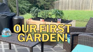 DIY RAISED GARDEN BED | INTRODUCE KIDS TO GARDENING 🌱