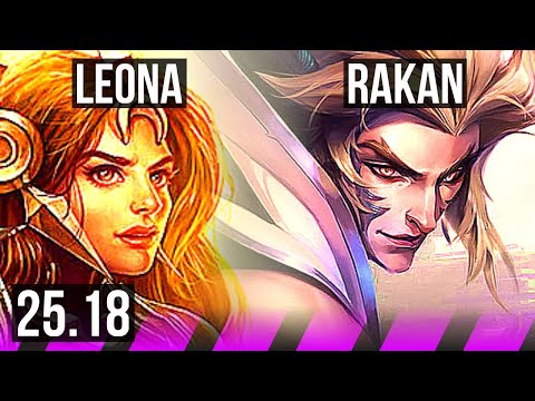 LEONA & Cassiopeia vs RAKAN & Ziggs (SUP) | KR Master | 25.18
