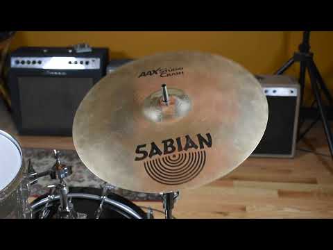 16" Sabian AAX Studio Crash Cymbal 1030g *Video* image 6
