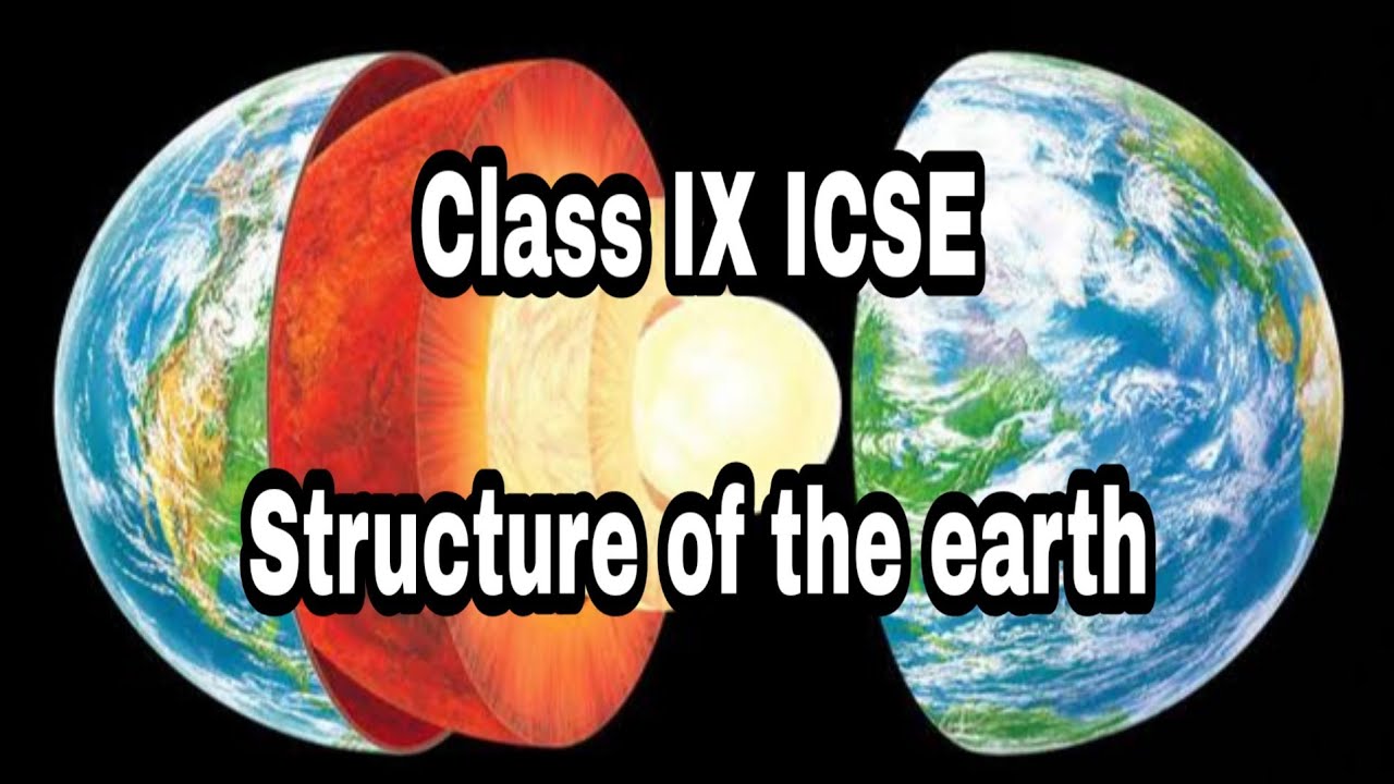 ICSE CLASS IX ch- Structure of Earth. Inside the Earth.