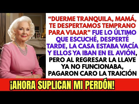 “DUERME TRANQUILA, MAMÁ! TE DESPERTAMOS PARA VIAJAR” ¡ME DESPERTÉ Y LA CASA ESTABA VACÍA!