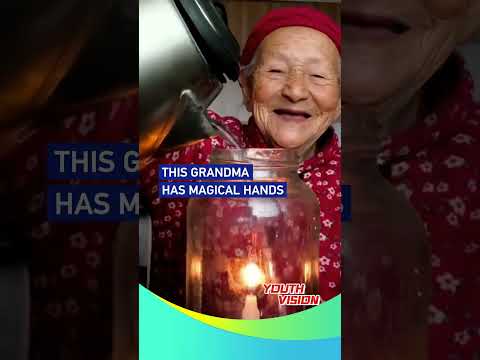 This grandma has magical hands
