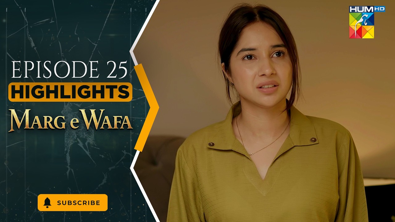 Marg E Wafa - Episode 25 Highlight - [Sabeena Farooq, Usama Khan & Mirza Zain] HUM TV
