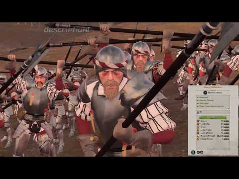 Heavy Halberdiers VS High Elf Swordsmen | Mod | Total War: Warhammer 2