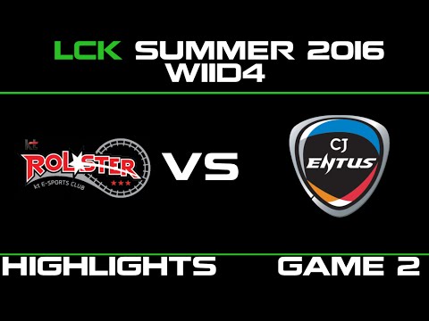 KT vs CJ Game 2 Highlights LCK Champions 2016 W11D4 KT Rolster vs CJ Entus   CJ vs KT   LCK LOL