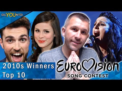 Eurovision Winners: My Top 10 | With Reaction (2010 - 2019)