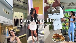 2 *BUSY* days in my life | london photoshoots, luxury shopping date + clothing haul