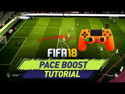 FIFA 18 PACE BOOST TUTORIAL - HOW TO SPRINT ULTRA FAST - BEST SPEED BOOST GLITCH EVER