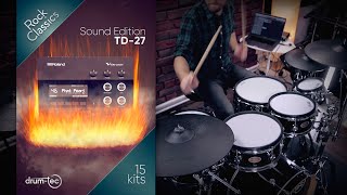 Video thumbnail for Roland TD-27 Rock Classics Sound Edition: DOWNLOAD Custom Kits by drumtecTV