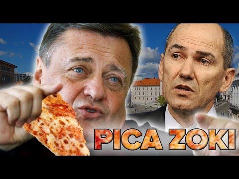 Zoki naročil posebno pico za Janeza Janšo