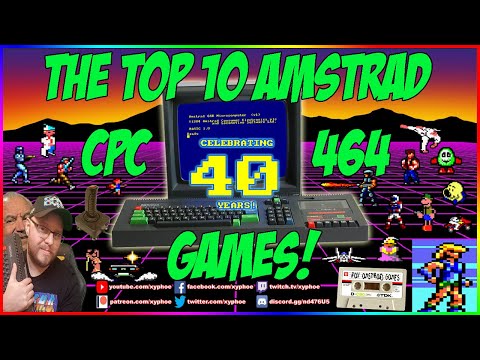 🕹️ The Top 10 AMSTRAD CPC 464 Games! ⭐️ (Celebrating 40 Years Of The CPC 464! 🥳)