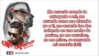 Vico C ft De La Ghetto - Me Acuerdo Remix (LETRA) Edit by DJ HÉCTOR EL VEGA
