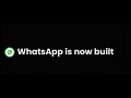 In-built WhatsApp PROMO