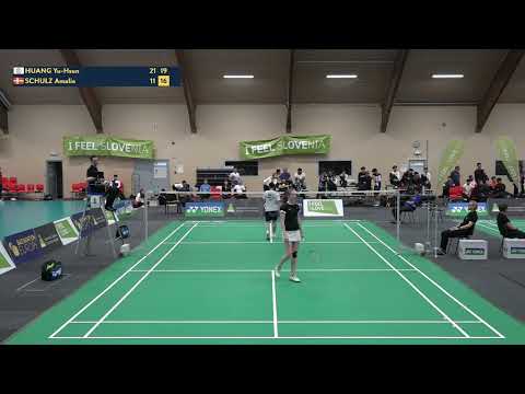 Match Point - Huang Yu-Hsun vs Amalie Schulz - WS, SF - Slovenia Open 2023