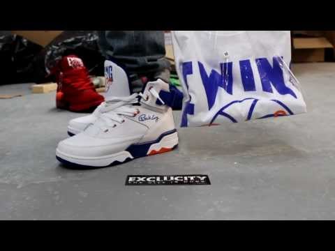 EWING 33 HI "WHITE/BLUE/ORANGE"- ON FEET EDITION @ EXCLUCITY