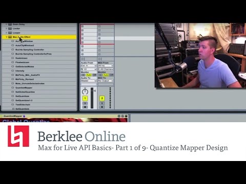 Max for Live API Basics - Quantize Mapper Design (Part 1 of 9)
