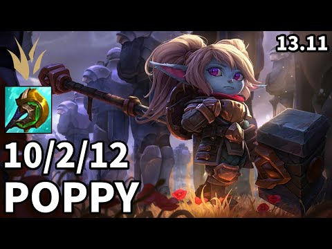 Poppy Jungle vs Vi - EUW Master | Patch 13.11
