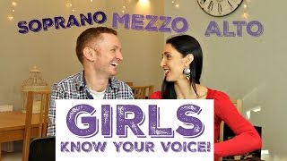 Female Voice Classification - Are you a SOPRANO, MEZZO or ALTO singer?