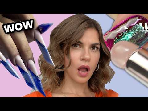 Trying WEIRD Nail Art Products  | Nail Lab Show Ep. 3