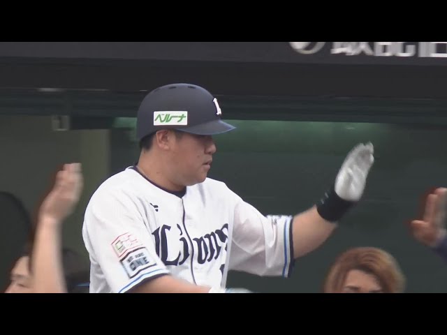 【2回裏】先制弾!! ライオンズ・中村剛也 レフト方向へのソロホームランを放つ!!  2024年5月25日 埼玉西武ライオンズ 対 オリックス・バファローズ