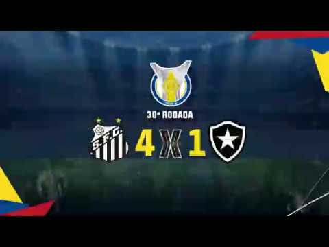 Gol de Santos 4 x 1 Botafogo, Brasileirão 2019