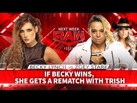 FULL MATCH: Becky Lynch vs Zoey Stark | WWE RAW 24/7/23