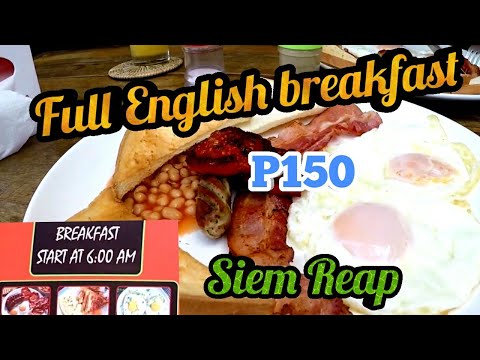 SIEM REAP RESTAURANTS / Happy Tacos - English breakfast