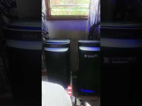 Two Sony xp700 pairing test on power playing in sync, max volume