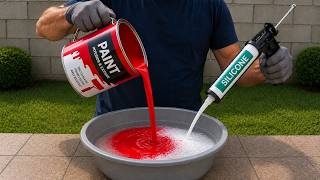 Mix SILICONE with PAINT and discover a SECRET FORMULA that few people know!